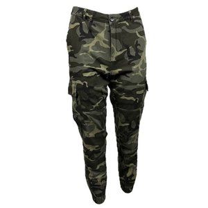 Camo Jogger Pants Olive Green